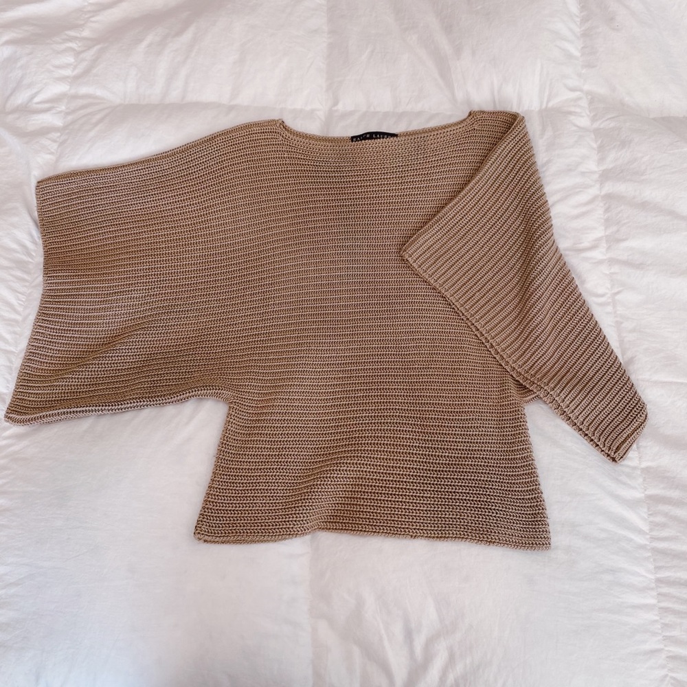 ralph lauren drapé sweater